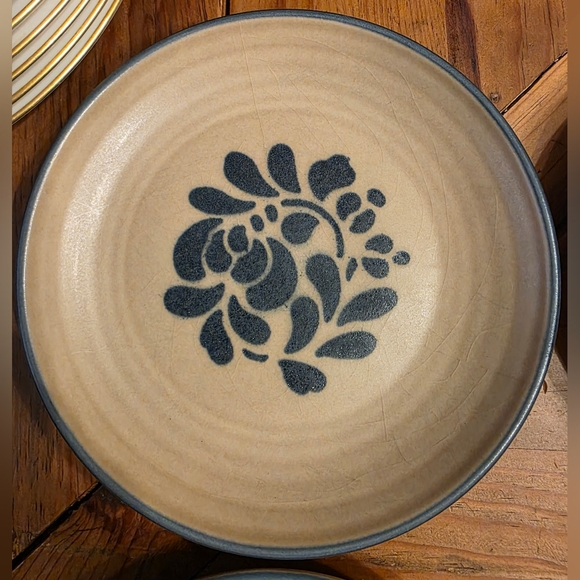 Set of 2 Pfaltzgraf Plates 7" Blue Beige - Picture 4 of 4